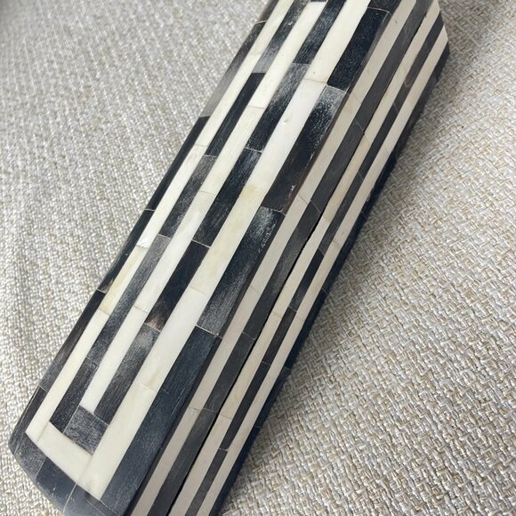Jewelry Bone Box made in India Strip black/white box Handmade bone box - Picture 4 of 16